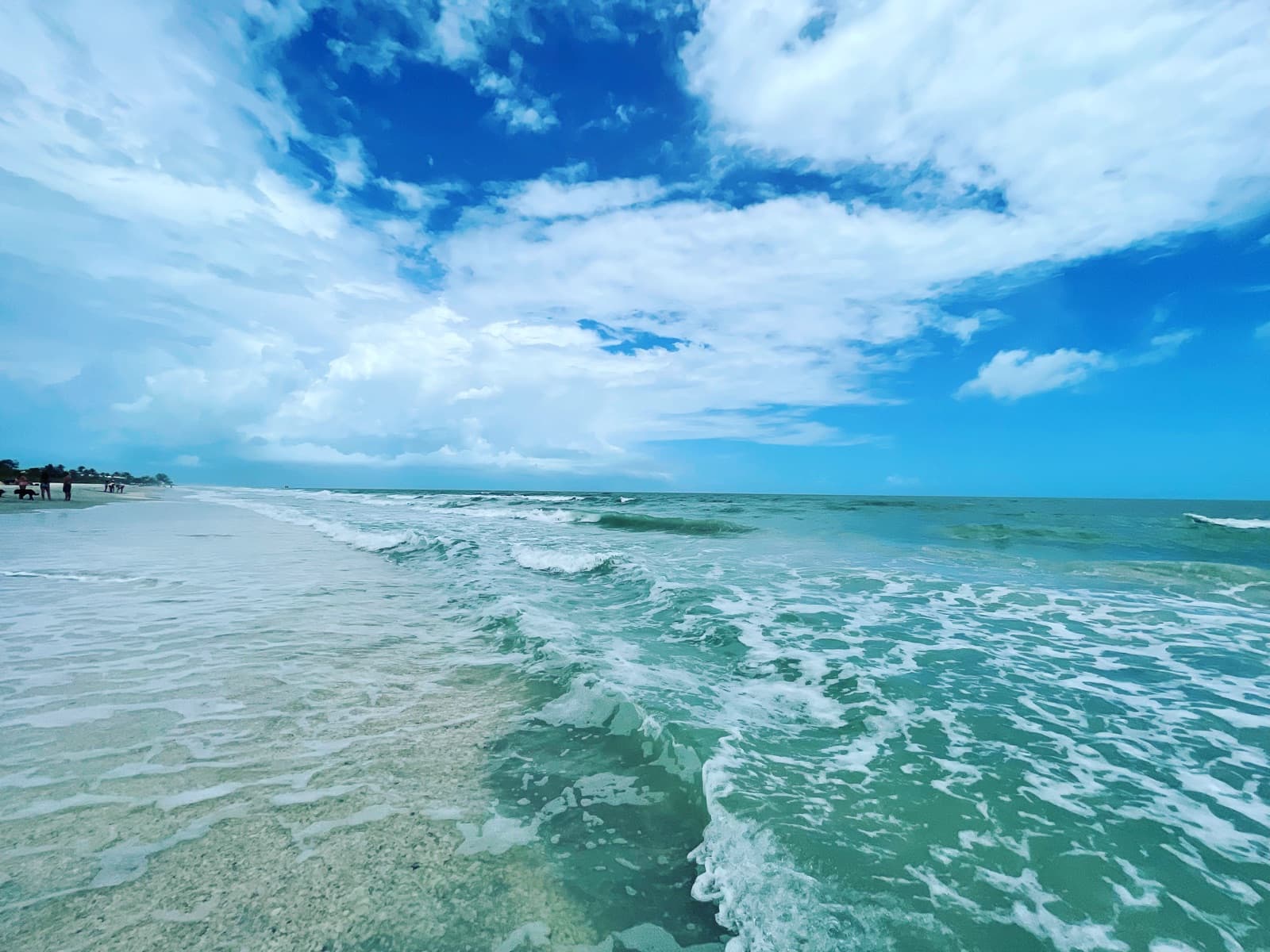 Sanibel Island emerald waves