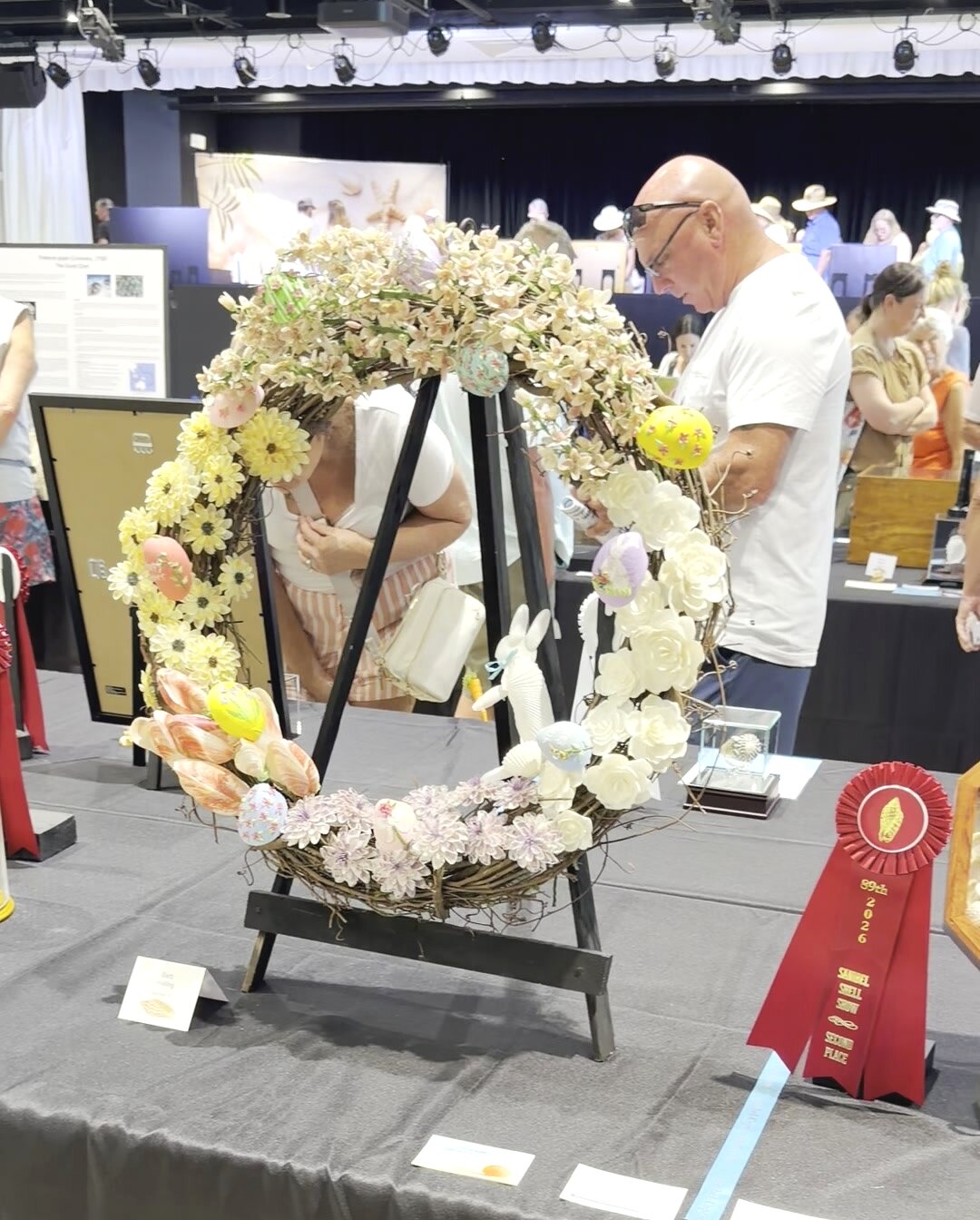 Walking through the Shell Show exhibits